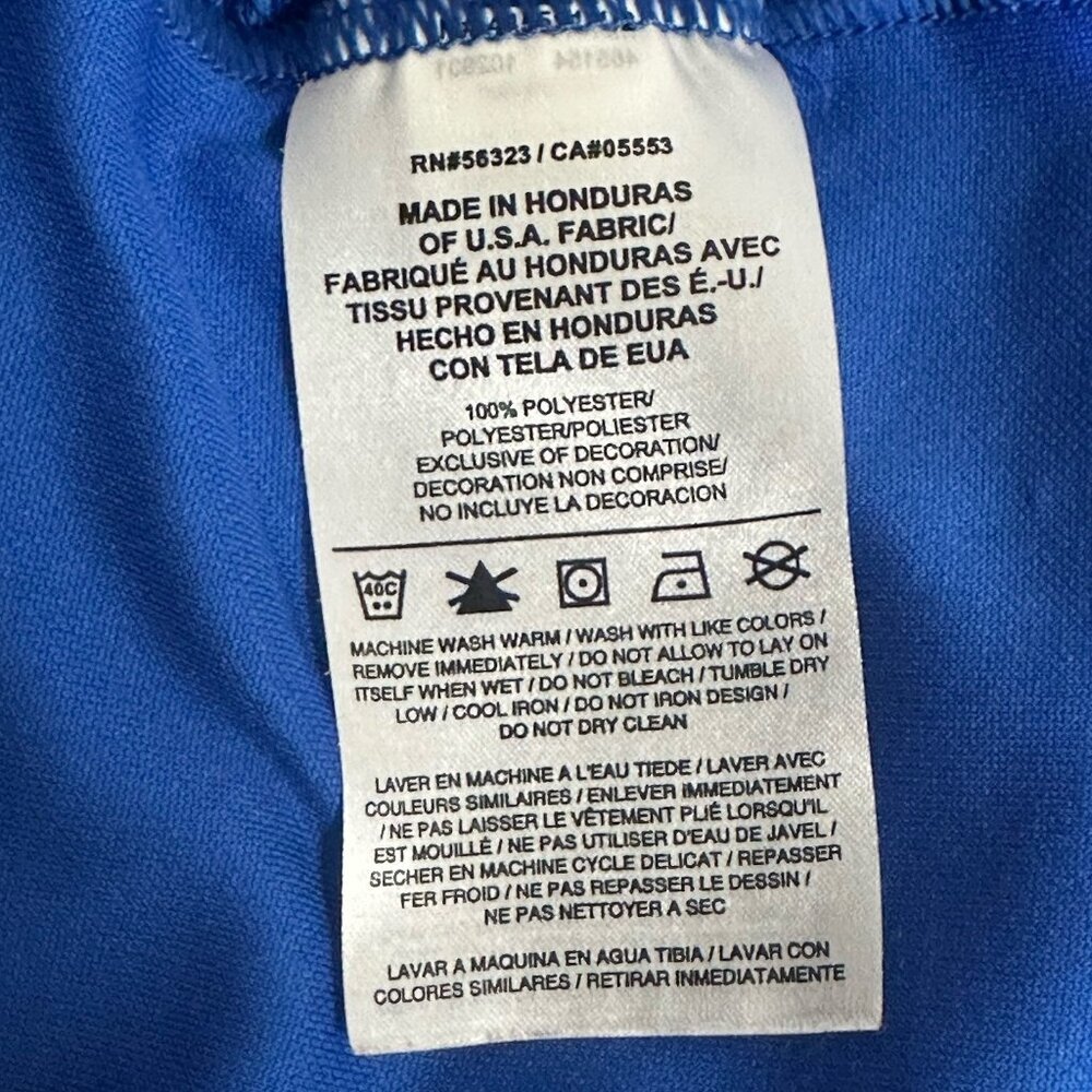 Nike Dri-Fit Men's Short Sleeve T-Shirt Blue Sz XXL - Picture 9 of 11